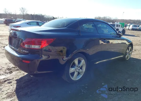 2010 Lexus Is 350C z USA, uszkodzony, nr VIN JTHFE2C23A2502476